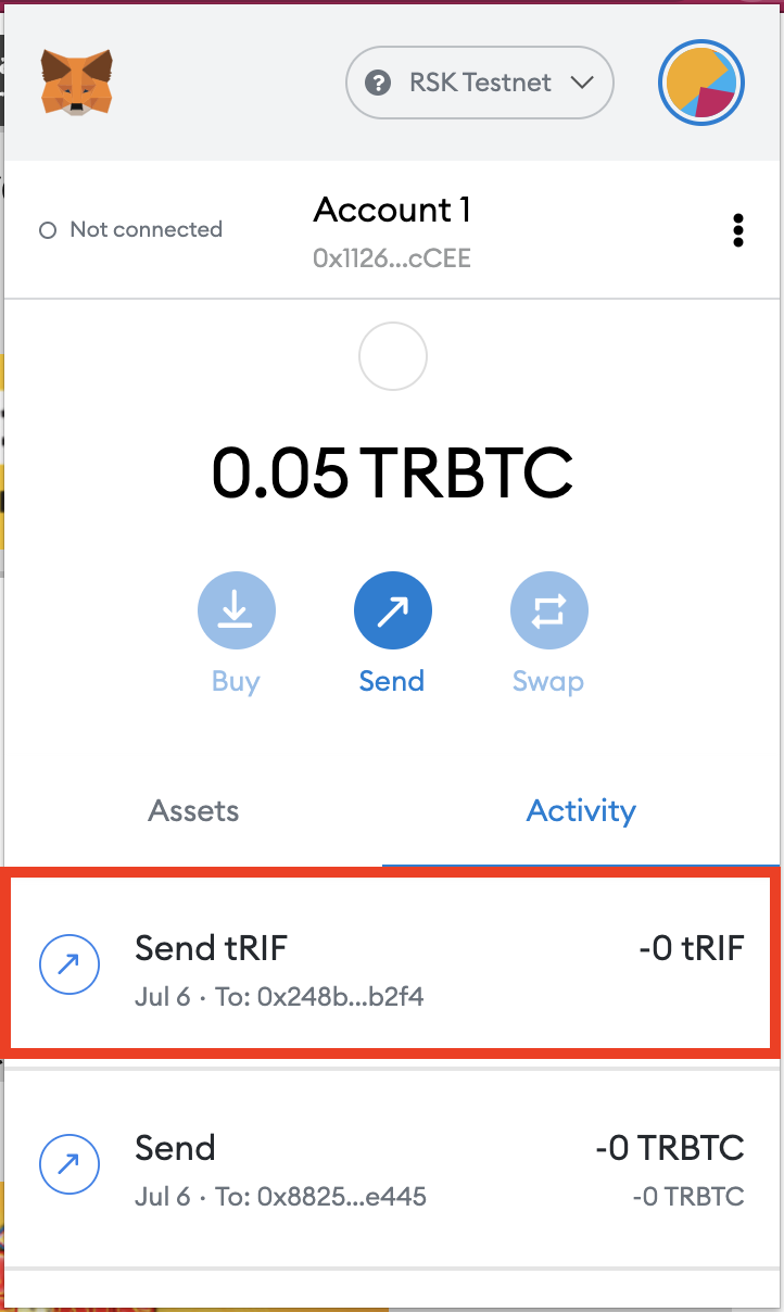 Send Transaction Successful